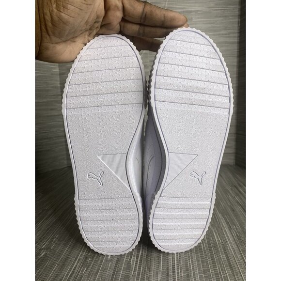 PUMA Womens Carina Court Sneaker Lace Up White‎ Size 9 - Picture 7 of 9